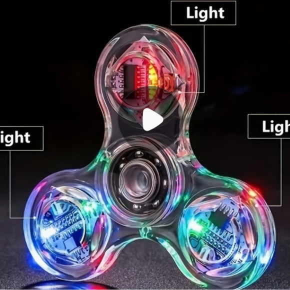 LED Light-Up Fidget Spinner - Picture 2 of 4